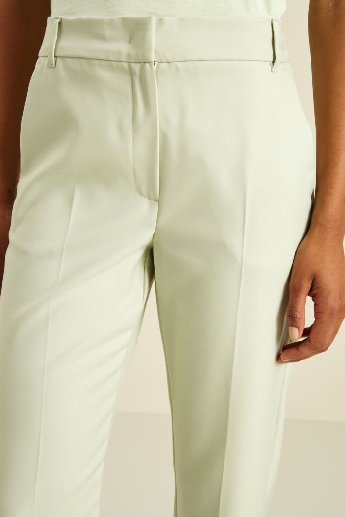 Pantaloni carrot - VERDE PASTELLO - Fashion Market - 3