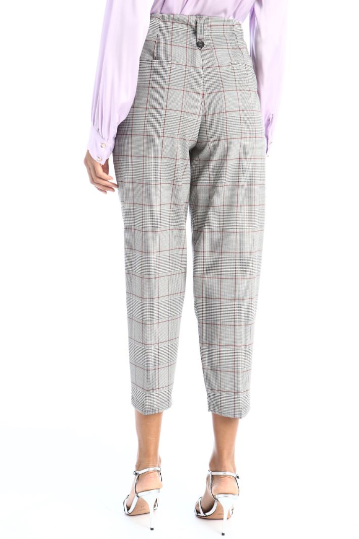 Pantaloni carrot fit - NERO ROSSO - Fashion Market - 4