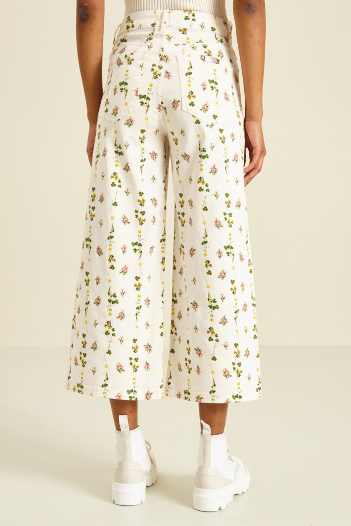 Pantaloni cropped - PANNA VERDE - Fashion Market - 4