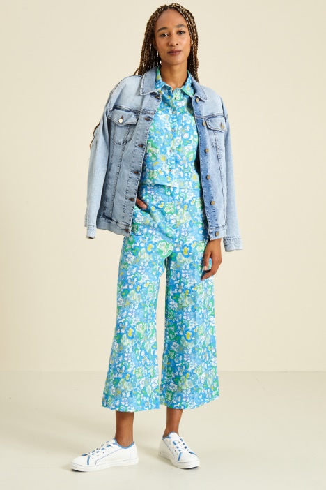 Pantaloni cropped - Fashion Market