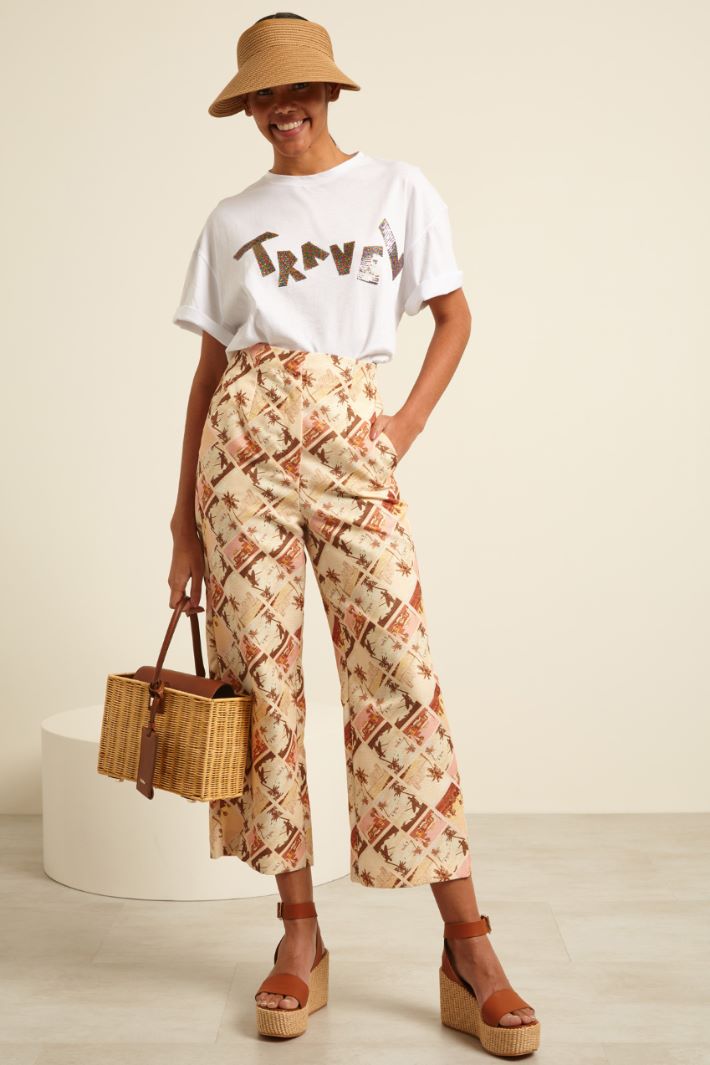 Pantaloni a vita alta Fashion Market