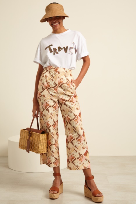 Pantaloni a vita alta Fashion Market