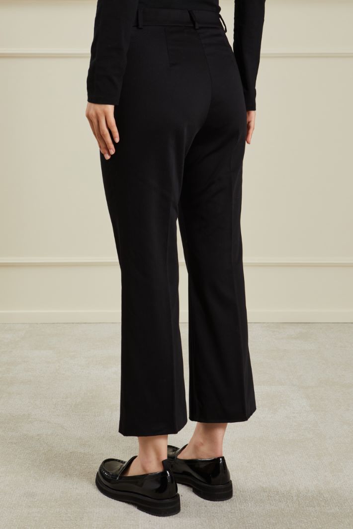 Pantaloni a trombetta - NERO - Fashion Market - 4