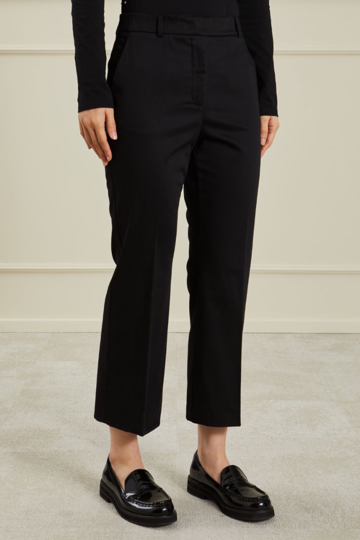 Pantaloni a trombetta - NERO - Fashion Market - 2
