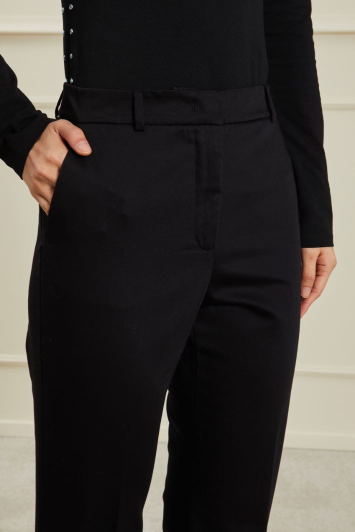 Pantaloni a trombetta - NERO - Fashion Market - 3