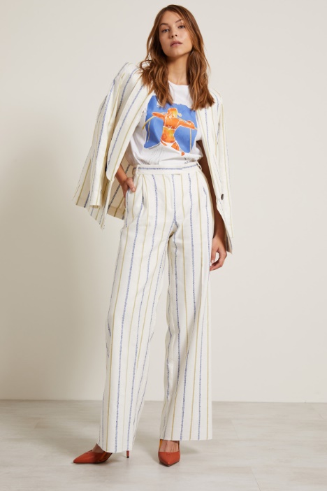 Pantaloni gessati Fashion Market