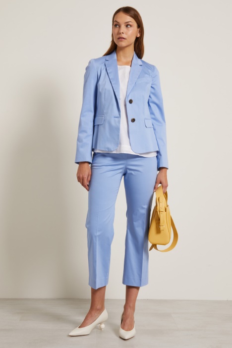 Pantaloni in raso di cotone Fashion Market