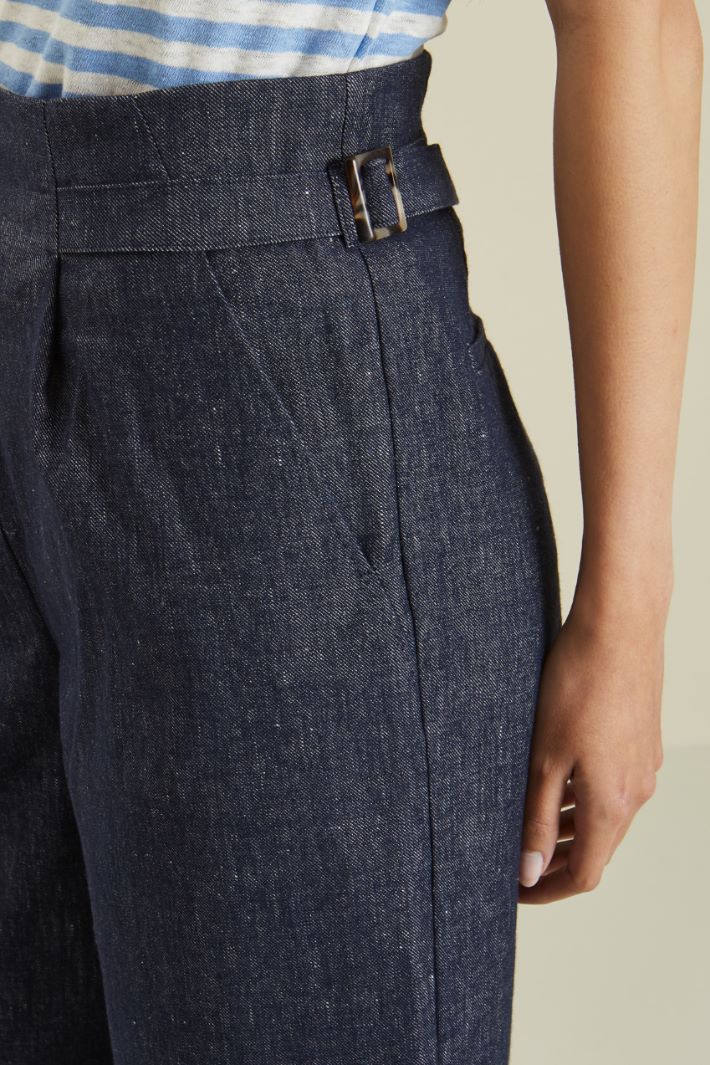 Jeans a gamba larga - BLU DENIM - Fashion Market - 3
