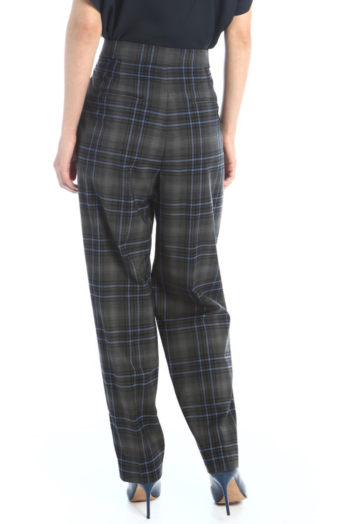 Pantaloni carrot in tela - GRIGIO SCURO AVIO - Fashion Market - 4