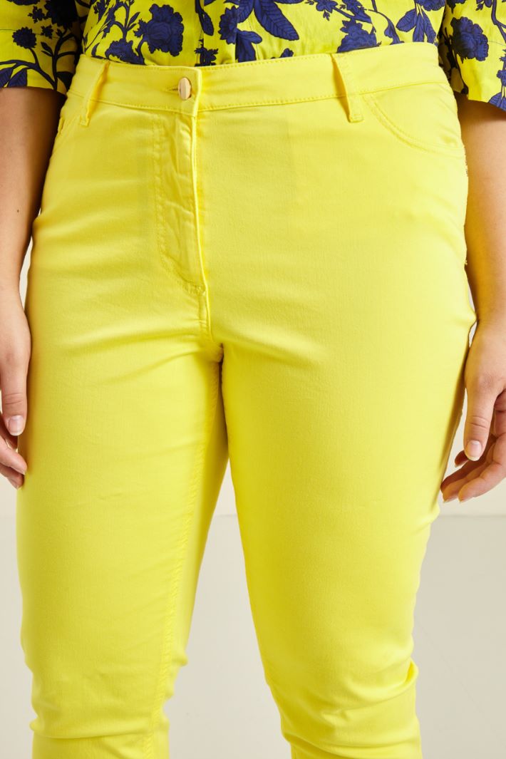Pantaloni in raso di cotone Fashion Market - 3