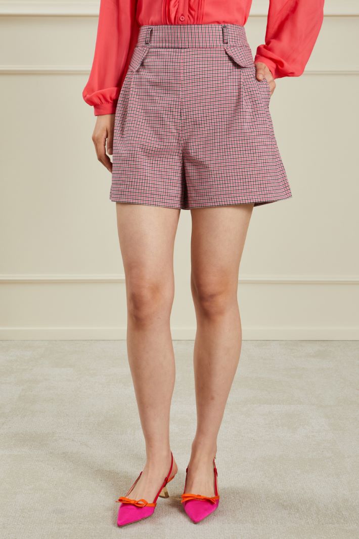 Shorts in principe di galles Fashion Market - 2