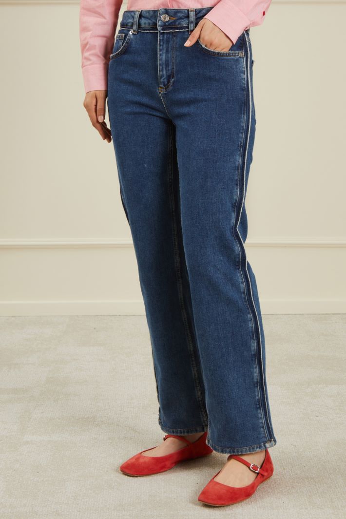 Jeans dalla linea dritta - BLU DENIM - Fashion Market - 2