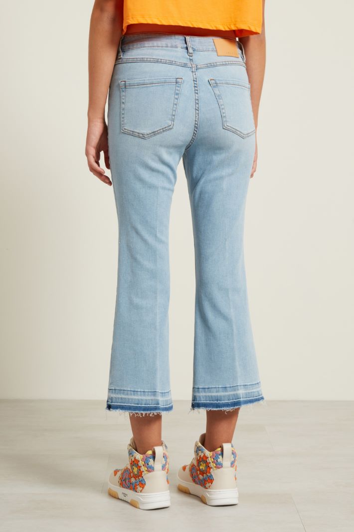 Jeans a trombetta - AZZURRO DENIM CHIARO - Fashion Market - 4