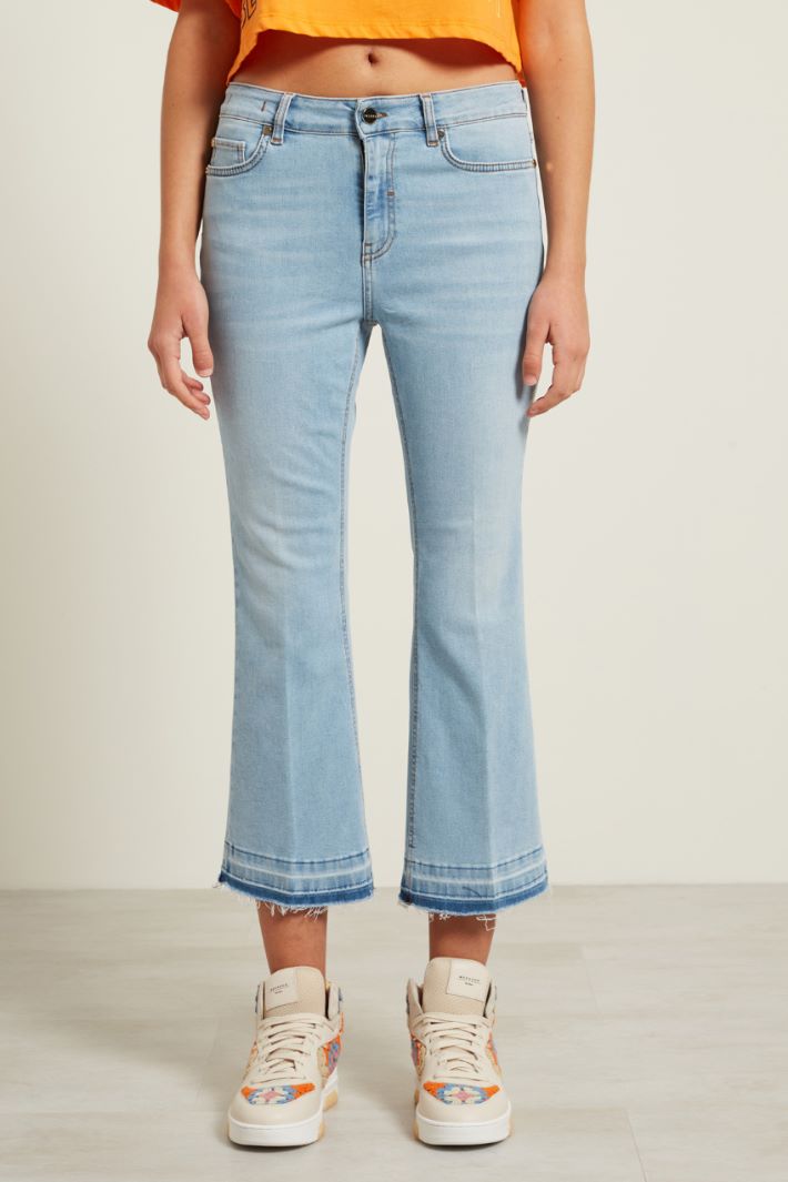 Jeans a trombetta - AZZURRO DENIM CHIARO - Fashion Market - 2