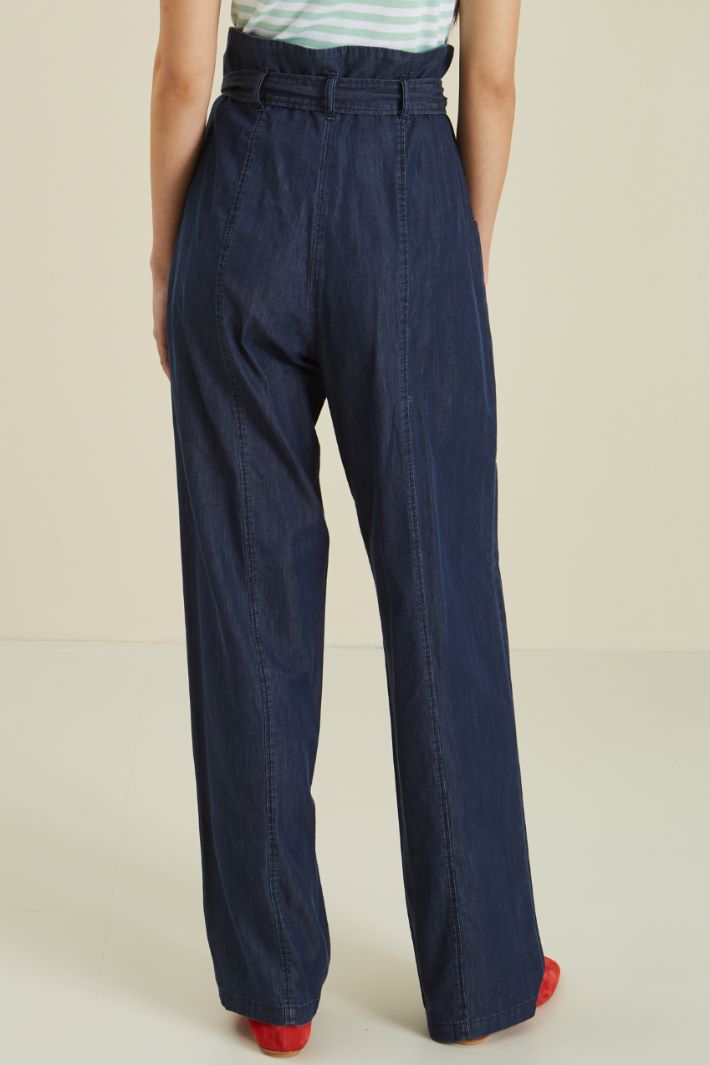 Jeans baggy in denim leggero Fashion Market - 4