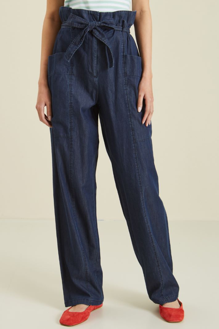 Jeans baggy in denim leggero Fashion Market - 2