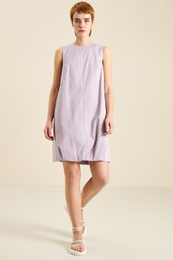 Abito con maniche a palloncino - LILLA - Fashion Market
