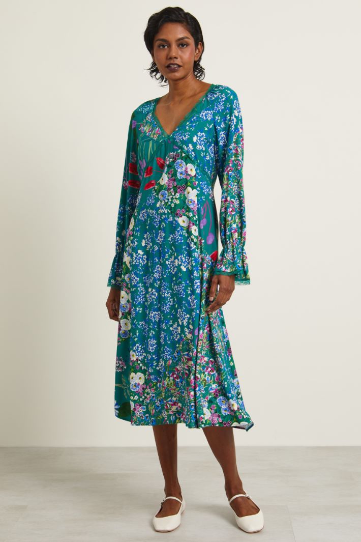 Abito con dettagli in pizzo Fashion Market - 2