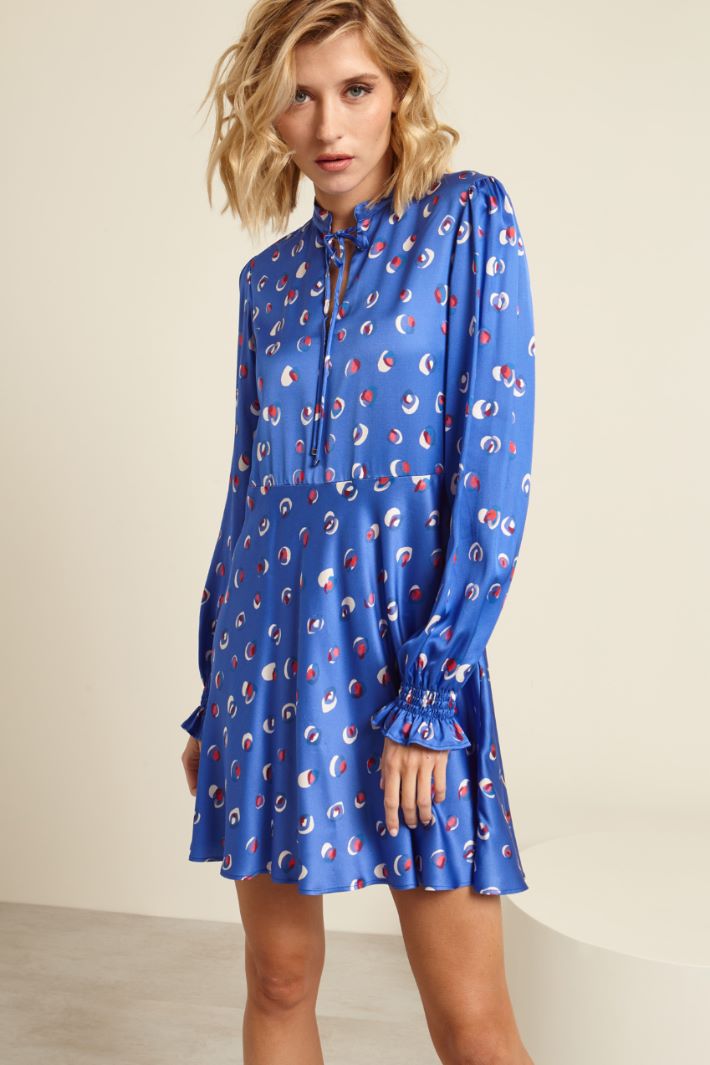 Abito corto in raso - BLUETTE - Fashion Market - 2