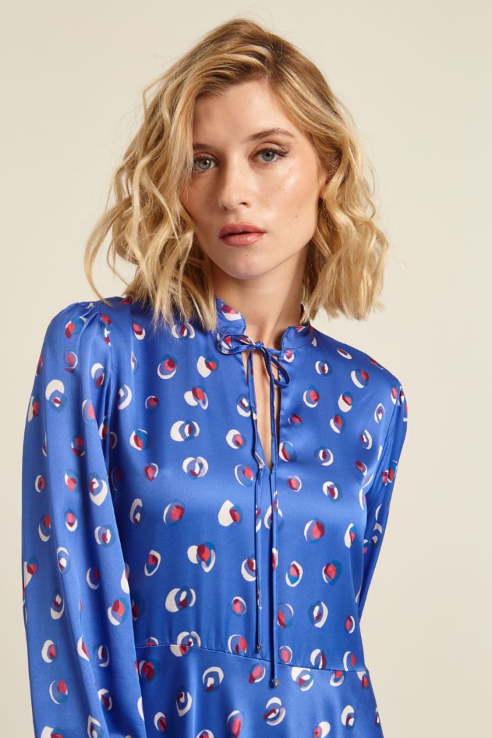 Abito corto in raso - BLUETTE - Fashion Market - 3