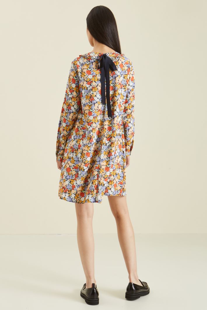 Abito a grembiule in georgette Fashion Market - 4