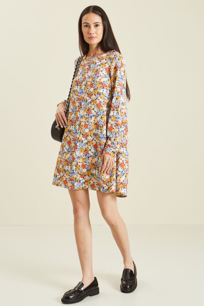 Abito a grembiule in georgette Fashion Market
