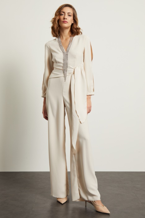 Tuta a palazzo con cintura Fashion Market