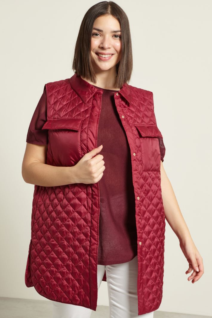 Gilet trapuntato antigoccia - PORPORA - Fashion Market - 2