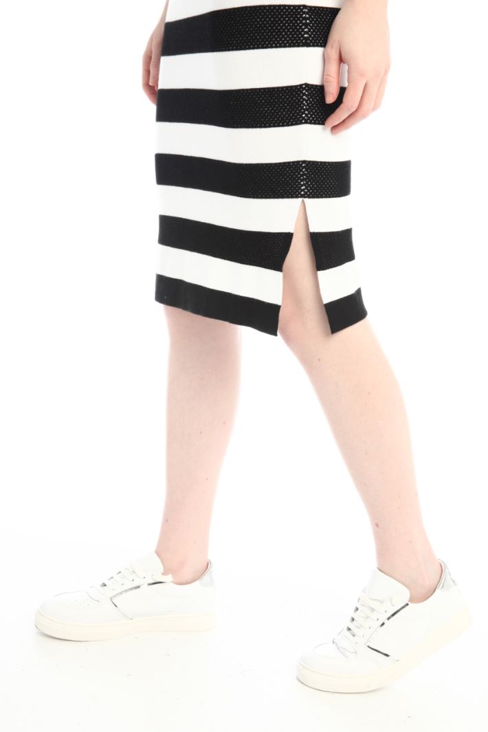 Gonna longuette in maglia Fashion Market - 3