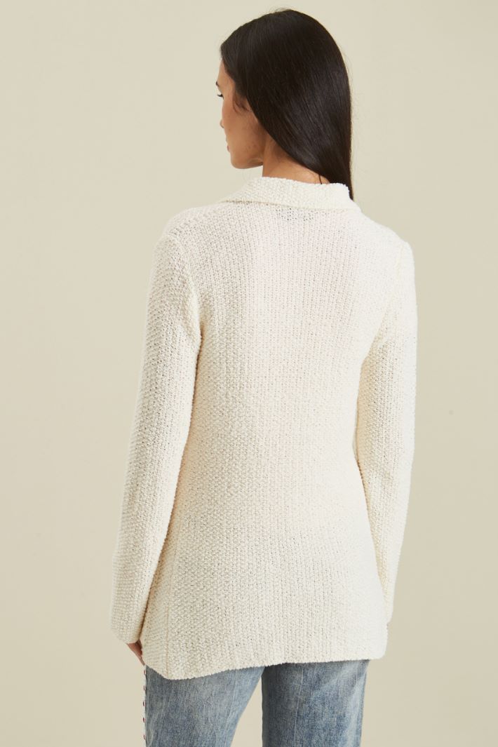 Cardigan a un bottone - LATTE - Fashion Market - 4