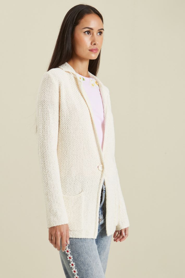 Cardigan a un bottone - LATTE - Fashion Market - 2