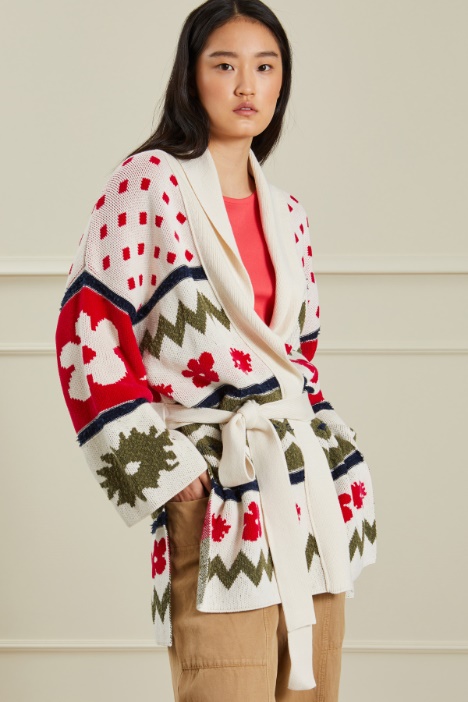 Cardigan jacquard Fashion Market