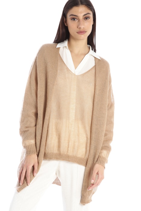 Cardigan in mohair lamè Fashion Market