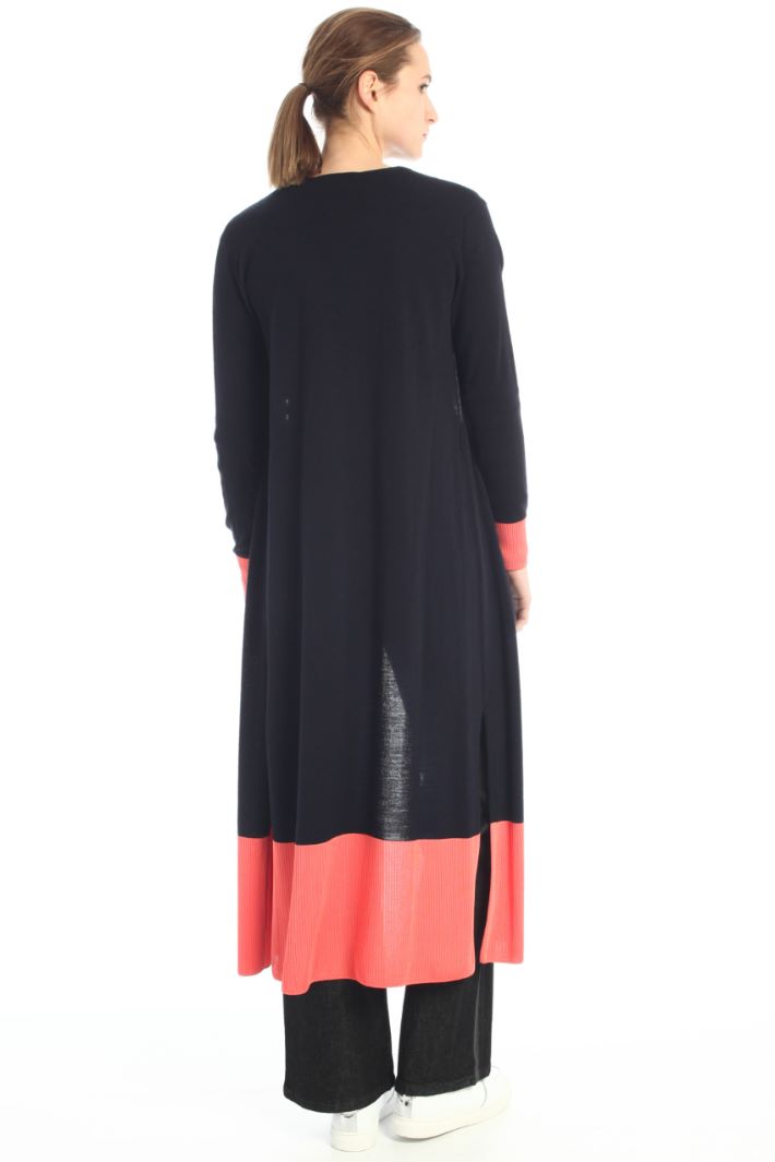 Cardigan lungo in lana Fashion Market - 4