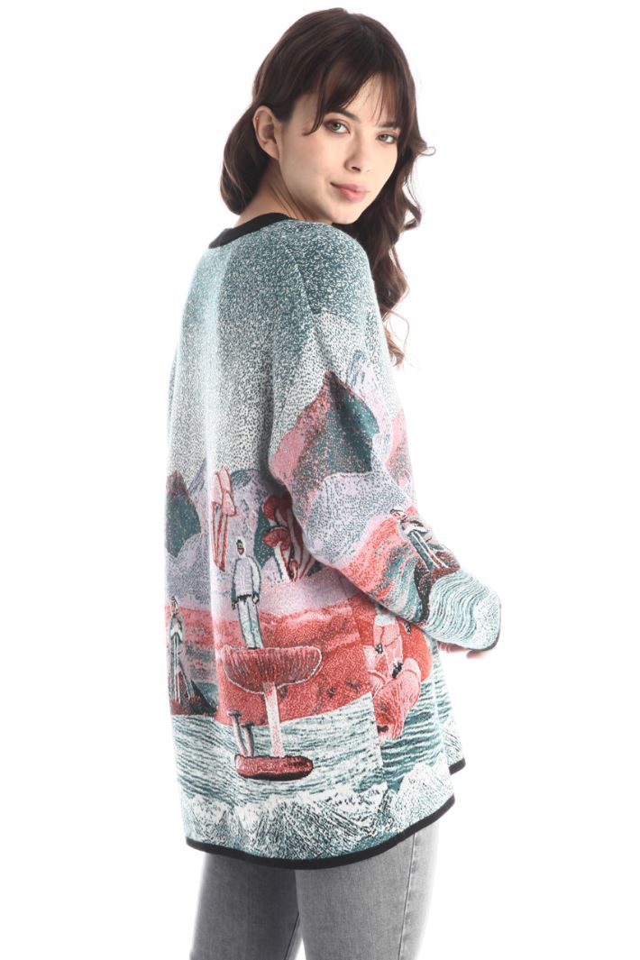 Maglia over in misto lana Fashion Market - 4