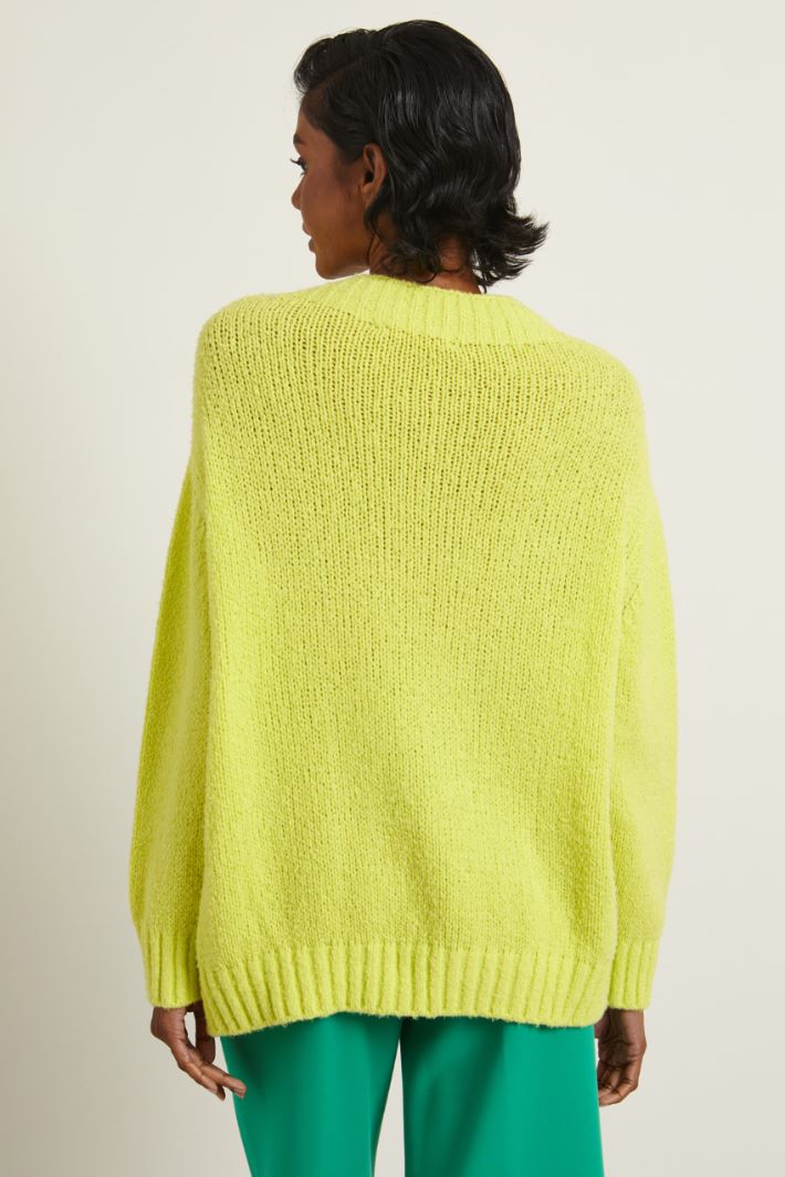 Maglia over - LIME - Fashion Market - 4