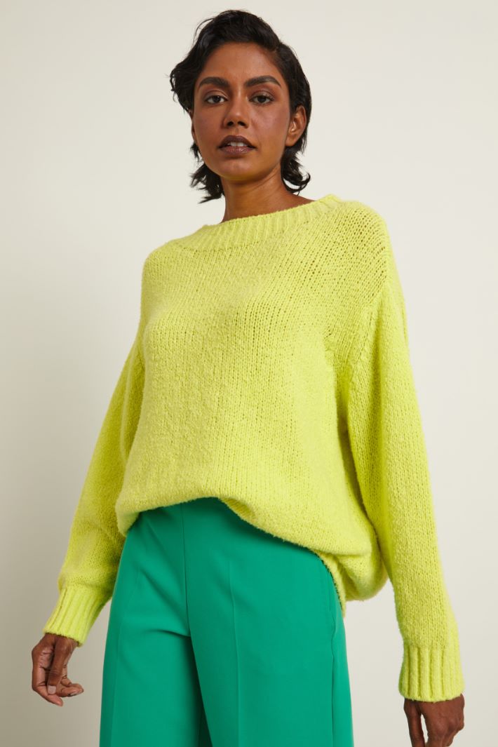 Maglia over - LIME - Fashion Market - 2