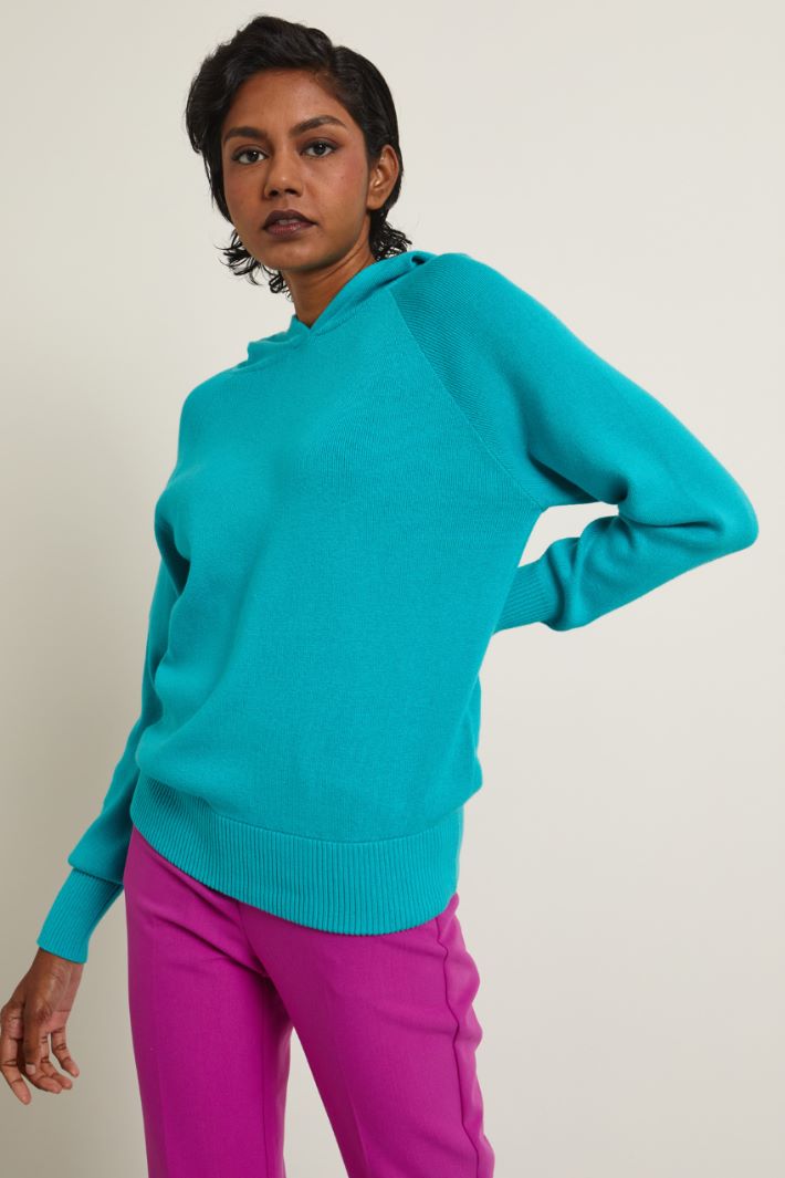 Maglia con cappuccio Fashion Market - 2