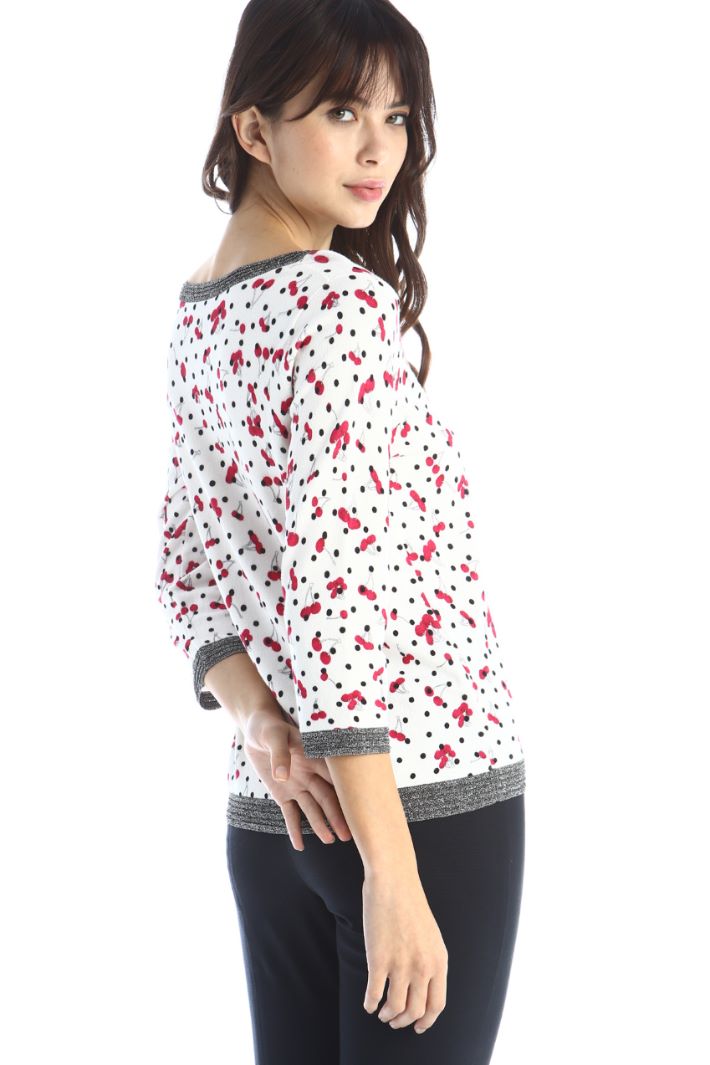 Maglia in viscosa stampata Fashion Market - 4