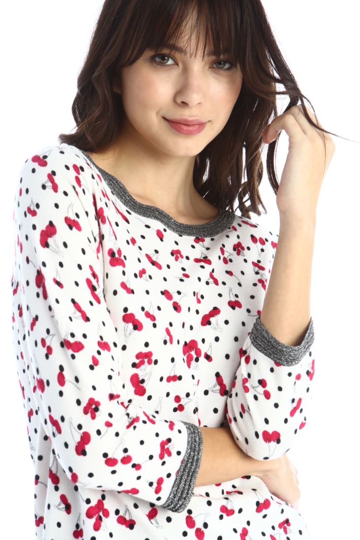 Maglia in viscosa stampata Fashion Market - 3