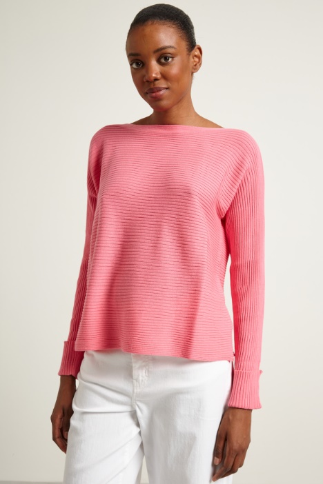 Maglia a coste orizzontali Fashion Market