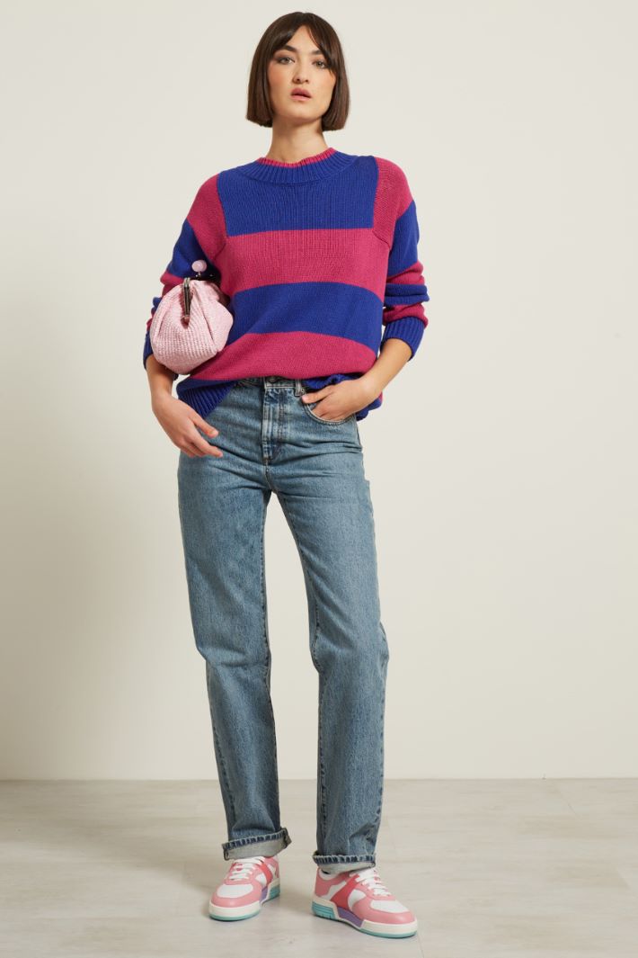 Maglia con motivo a intarsio Fashion Market