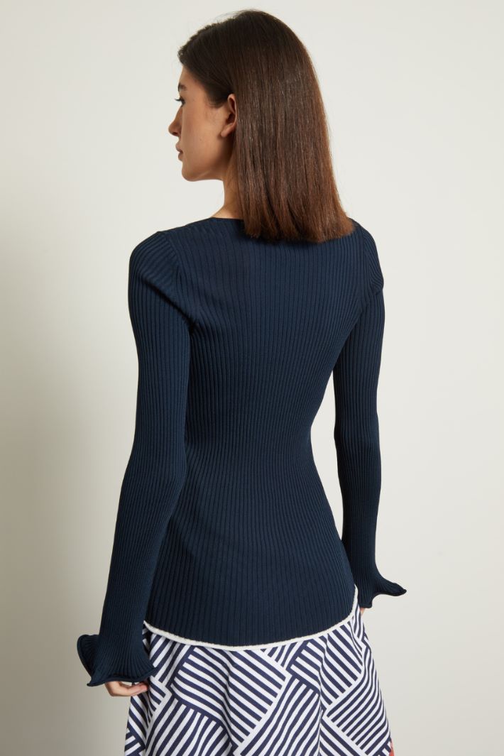 Maglia con maniche a campana Fashion Market - 4