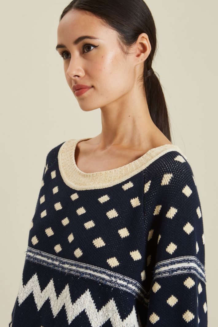 Maglia in cotone jacquard Fashion Market - 3