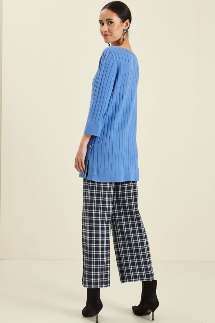 Maglia a coste con bottoni Fashion Market - 4