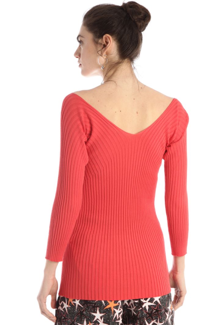 Top in maglia a coste Fashion Market - 4