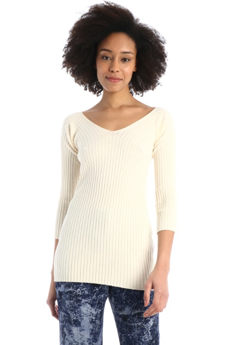 Top in maglia a coste Fashion Market