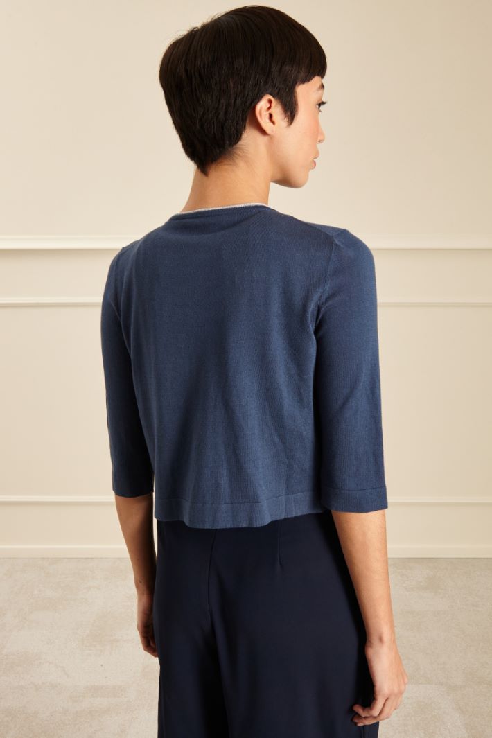 Cardigan corto in cotone Fashion Market - 4