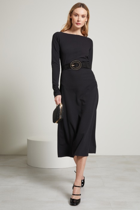 Abito in jersey con drappeggio Fashion Market