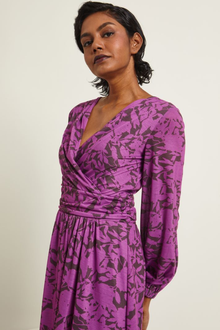 Abito in jersey drappeggiato Fashion Market - 3